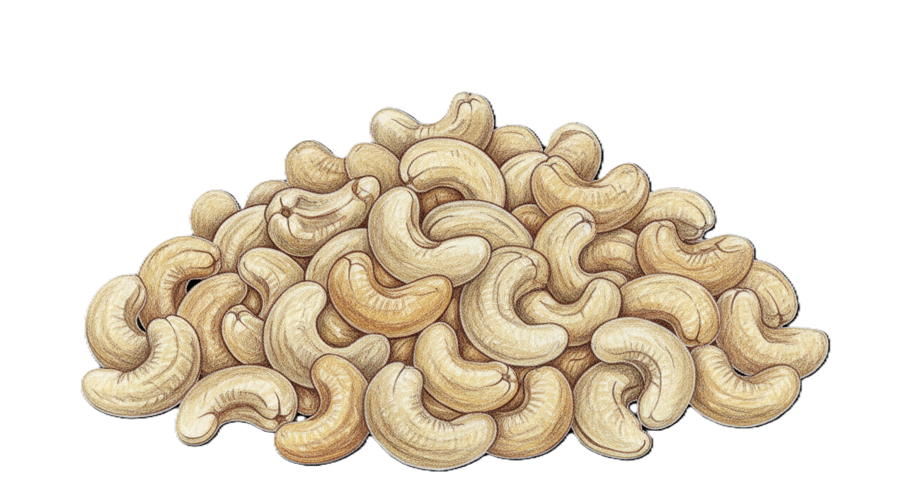 Cashews (Kaju) - Creamy, buttery cashews of premium quality - Premium quality dry fruits from Kashmir
