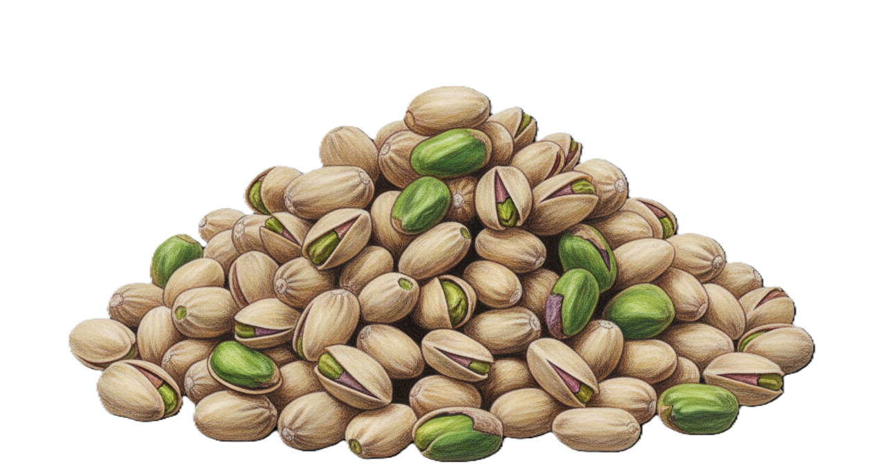 Pistachios (Pista) - Crunchy pistachios with rich flavor - Premium quality dry fruits from Kashmir