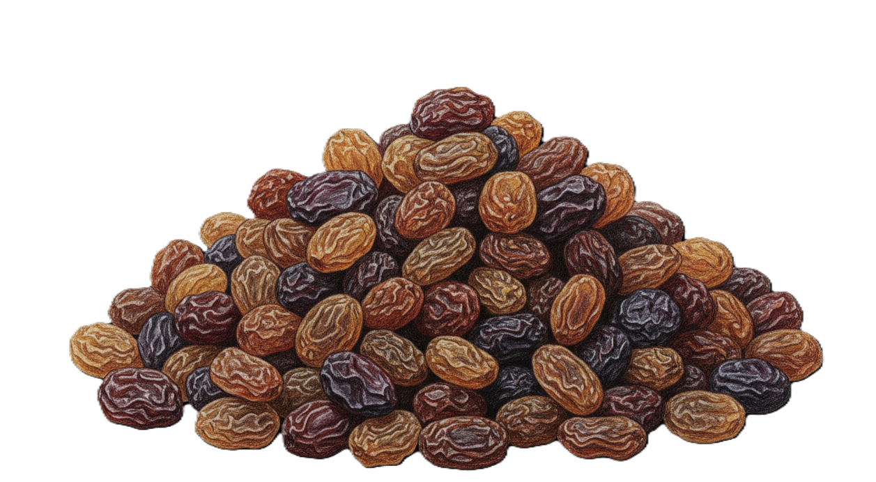 Raisins (Kishmish) - Sweet, chewy raisins perfect for snacking - Premium quality dry fruits from Kashmir